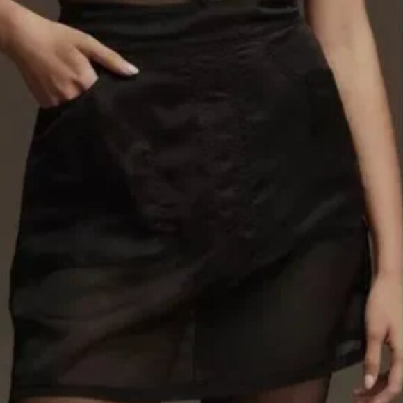 Brand New Pilcro Sheer Organza Mini Skirt - Picture 9 of 9